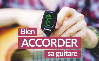 Accorder sa guitare avec un accordeur